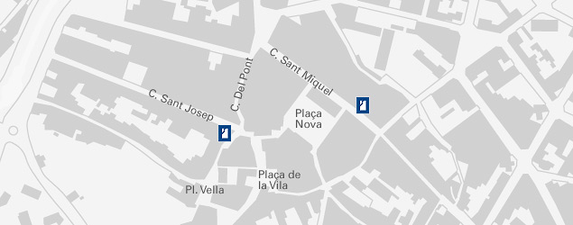 mapa botigues